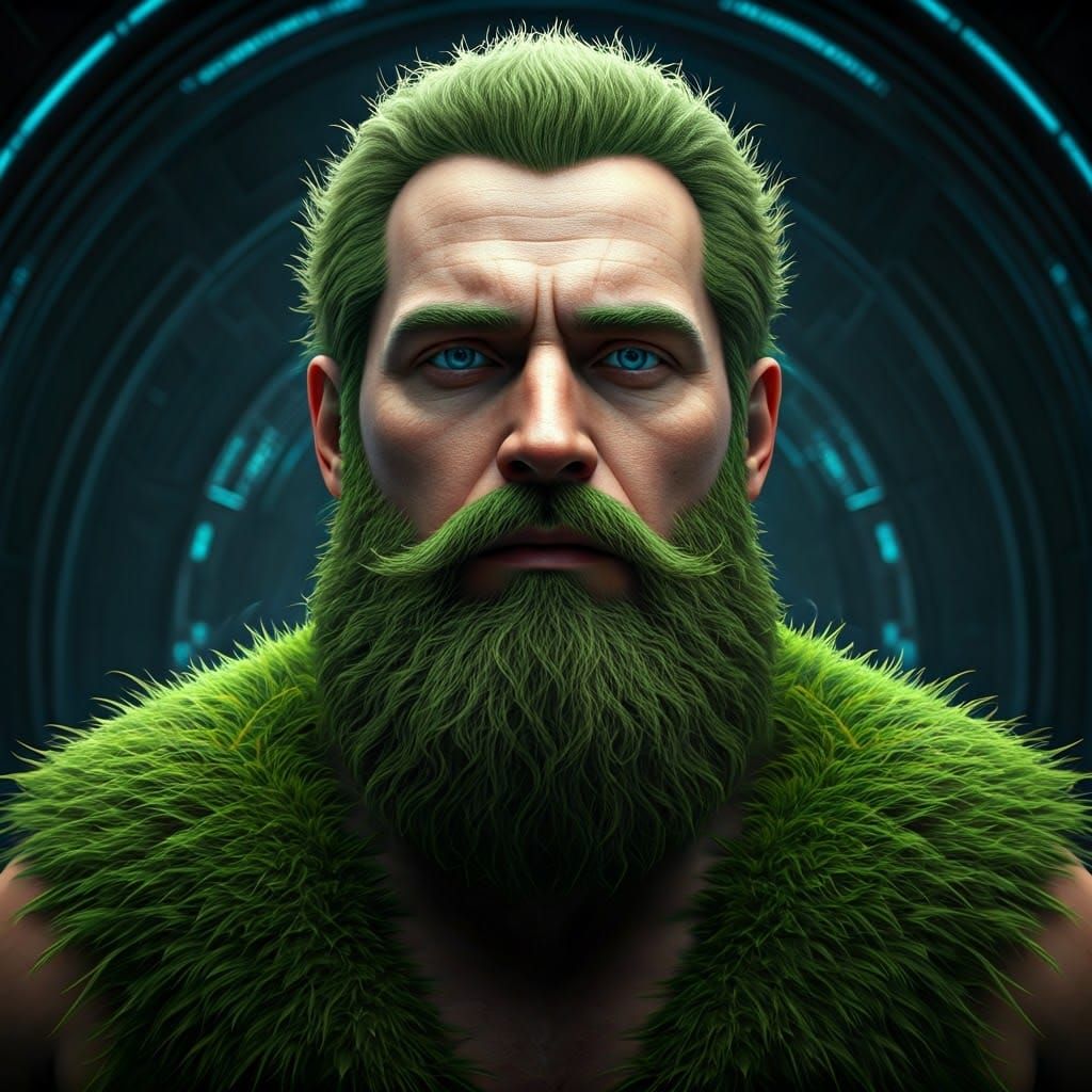 Grass Man  by @Nodrog