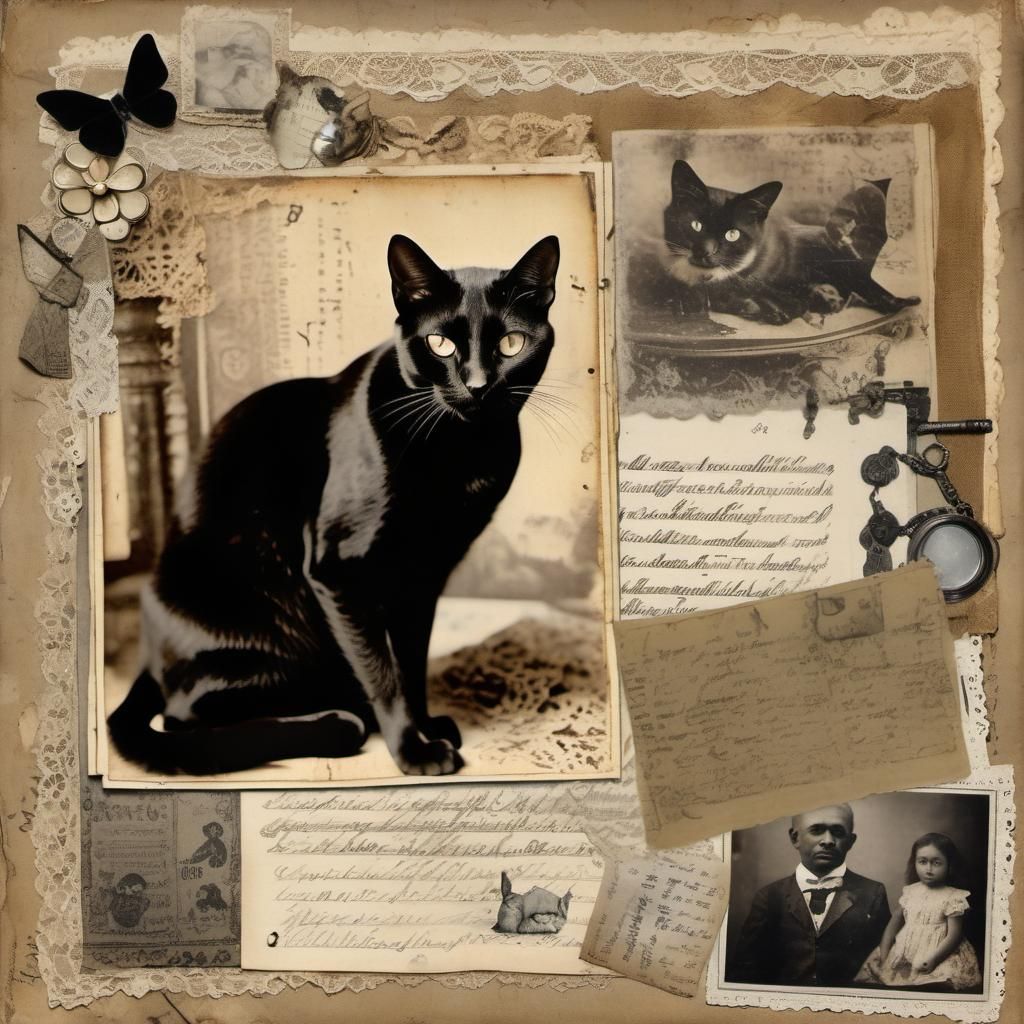 Blackie's Scrapbook Page
