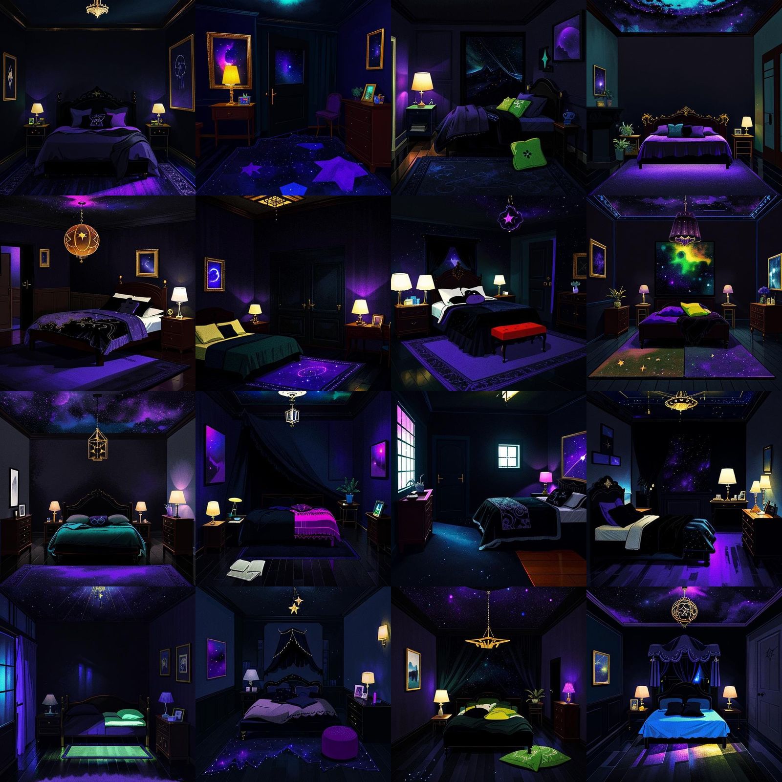 night sky-hued kid’s cloyingly sentimental bedroom hideaway ...