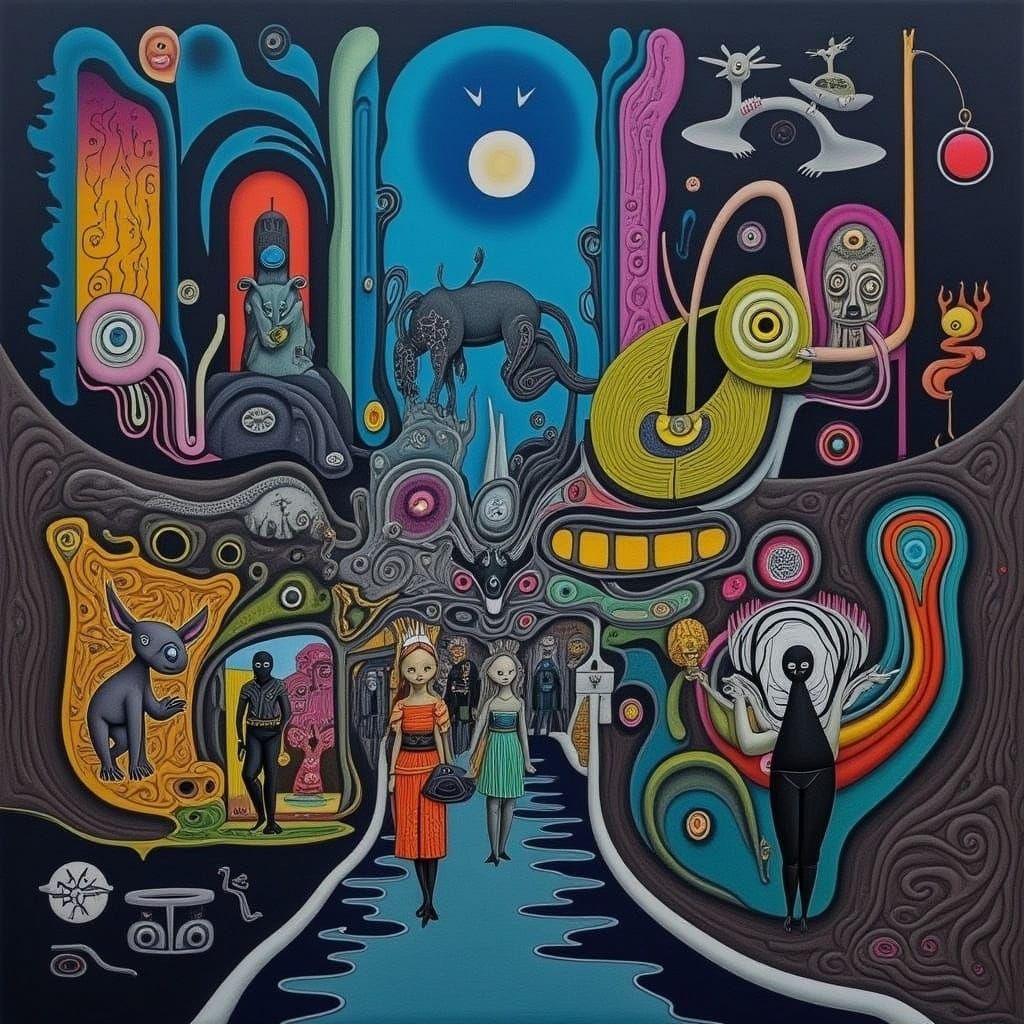 <lora:Marsupial Miasma:1.0> Dystopian Shopping