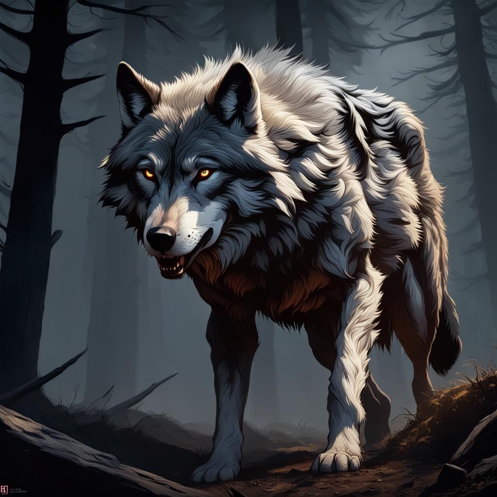 Alpha Wolf Leader Logo