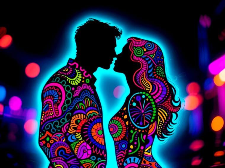 9/30/2025-Silhouette of a Man and a Woman Art By Archangel T...