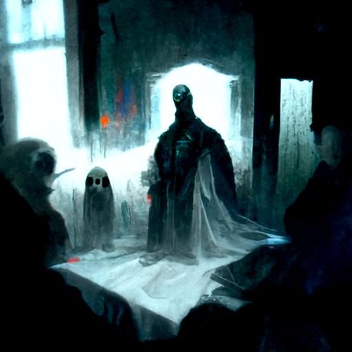 Party for a Ghost - AI Generated Artwork - NightCafe Creator