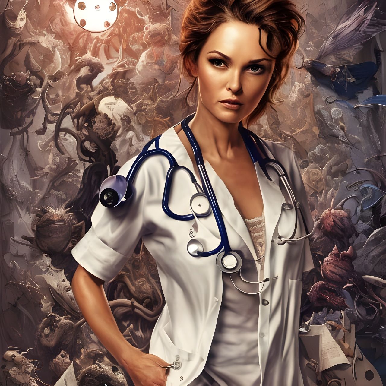 Because one sthethoscope is not enough undefined