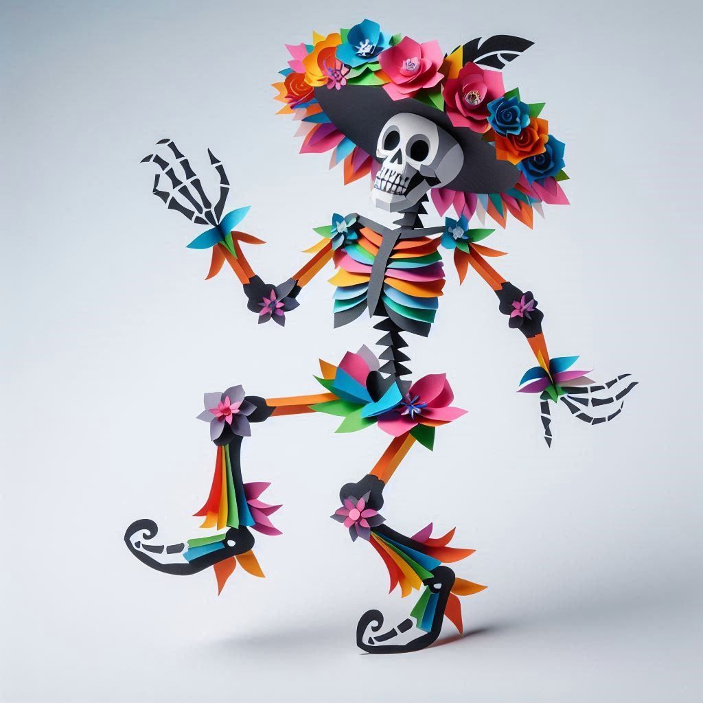 Dancing skeleton