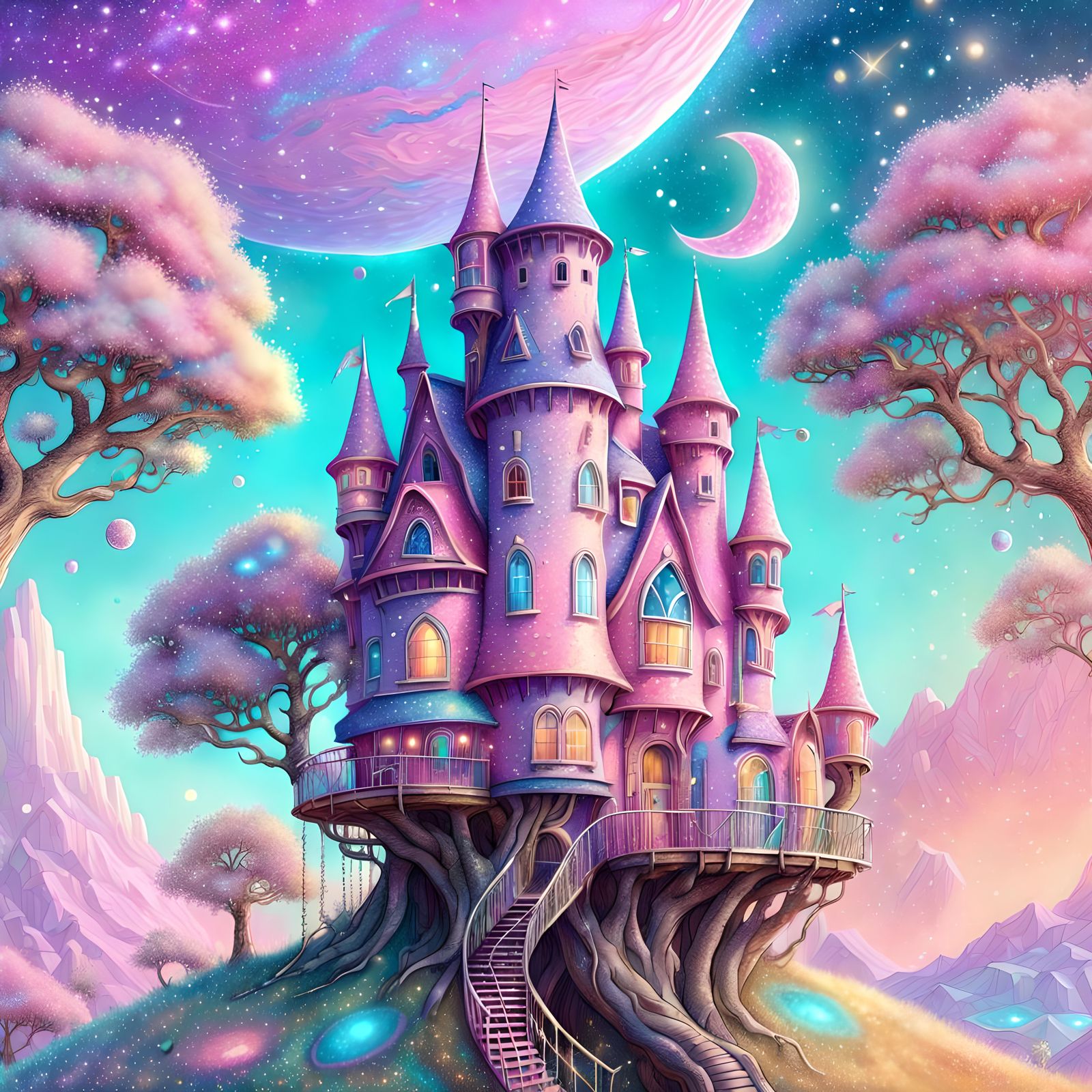 Magic treehouse castle 🏰