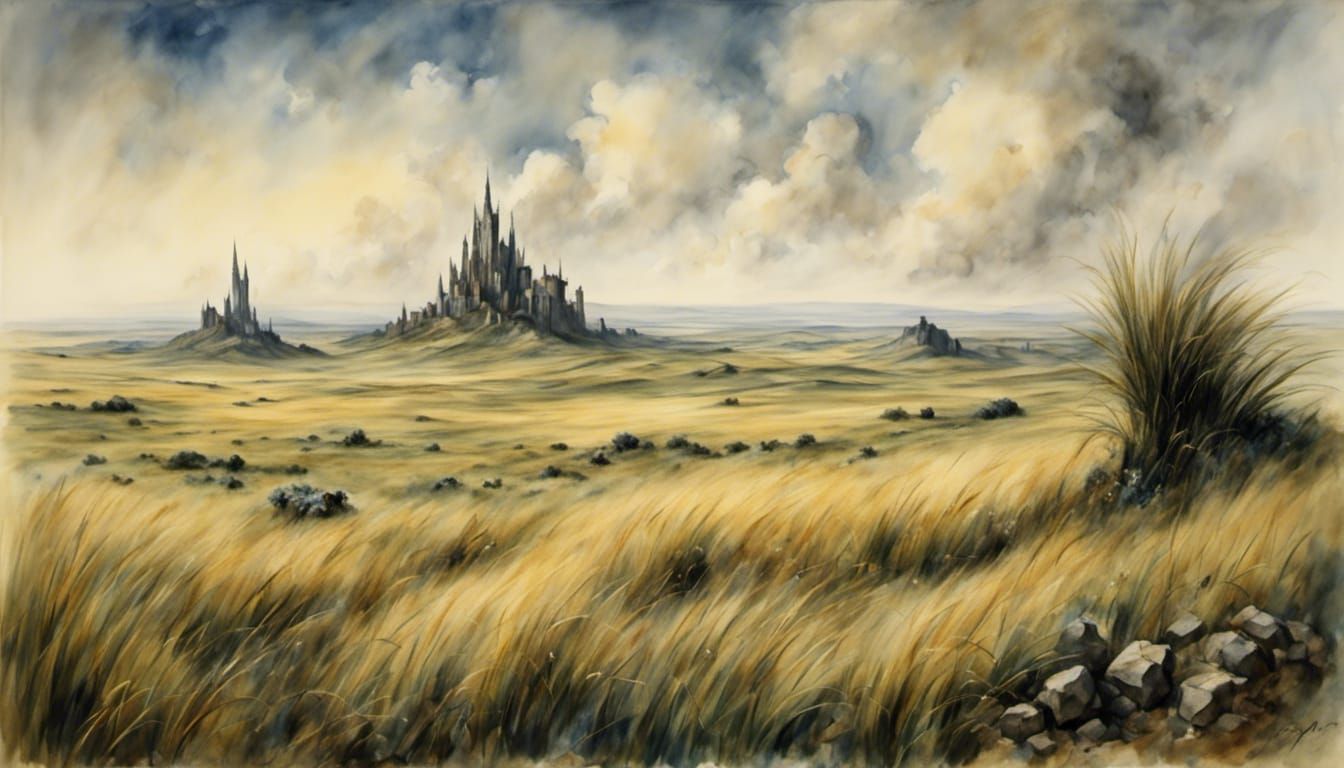 savannah grass lands<lora:Aeon Fantasy:1.0> 