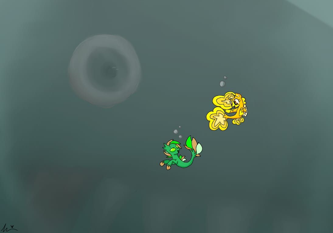 Playing in the deep waters