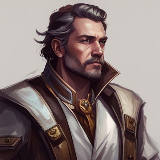 Mid-Aged Merchant Captain - AI Generated Artwork - NightCafe Creator