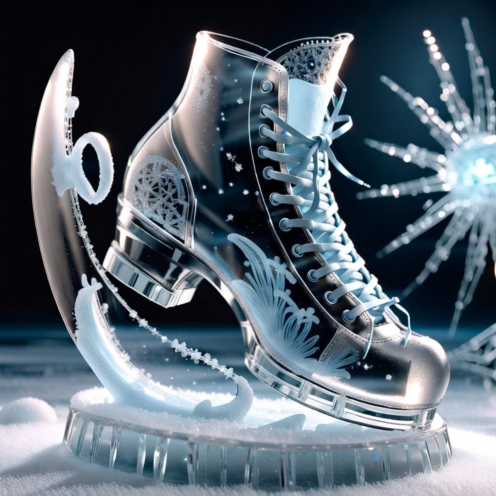 Ice Sculptures Shoes  by @Nettis