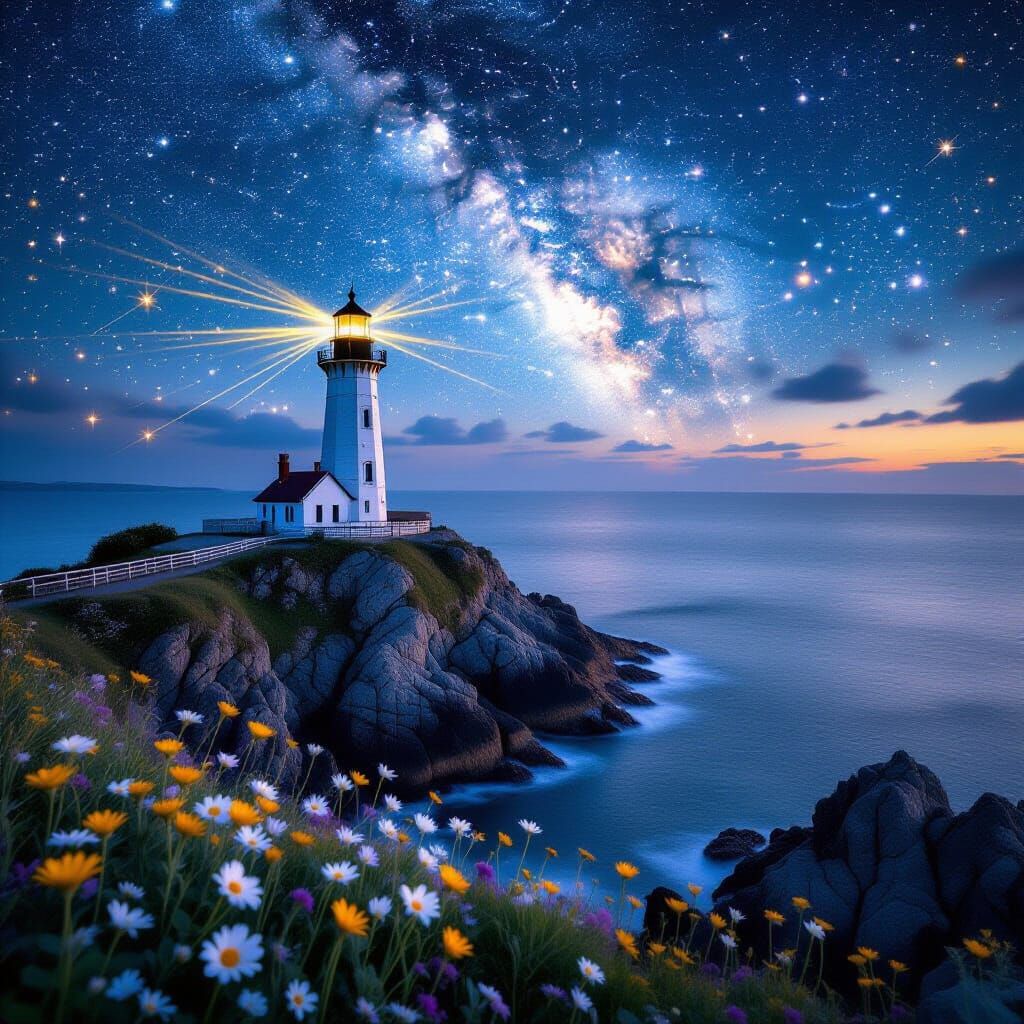 The Lighthouse in the Stars  by @Kai Walthall