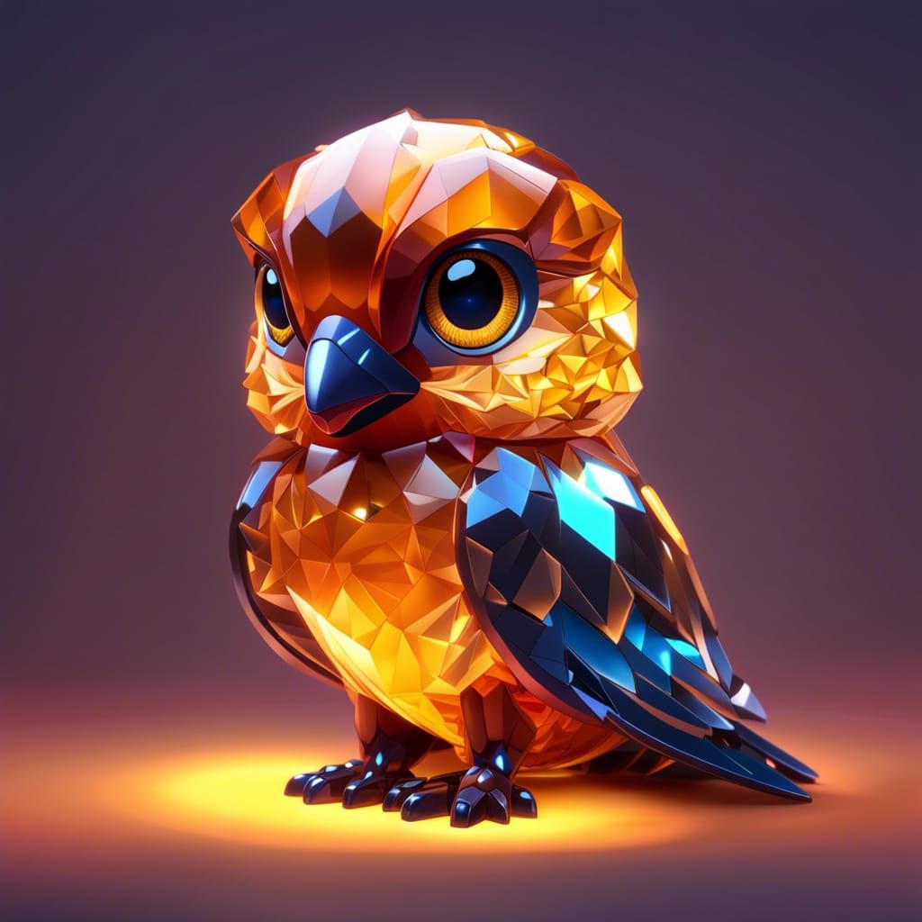 Crystallized Falcon Chick