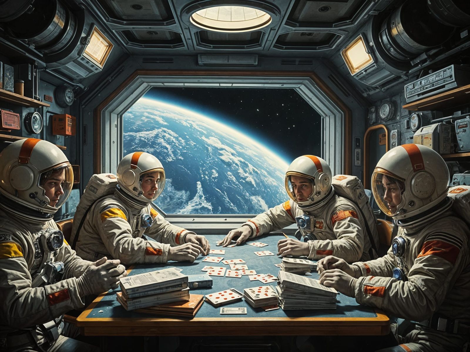 Down Time in Space  by @Miguelito101