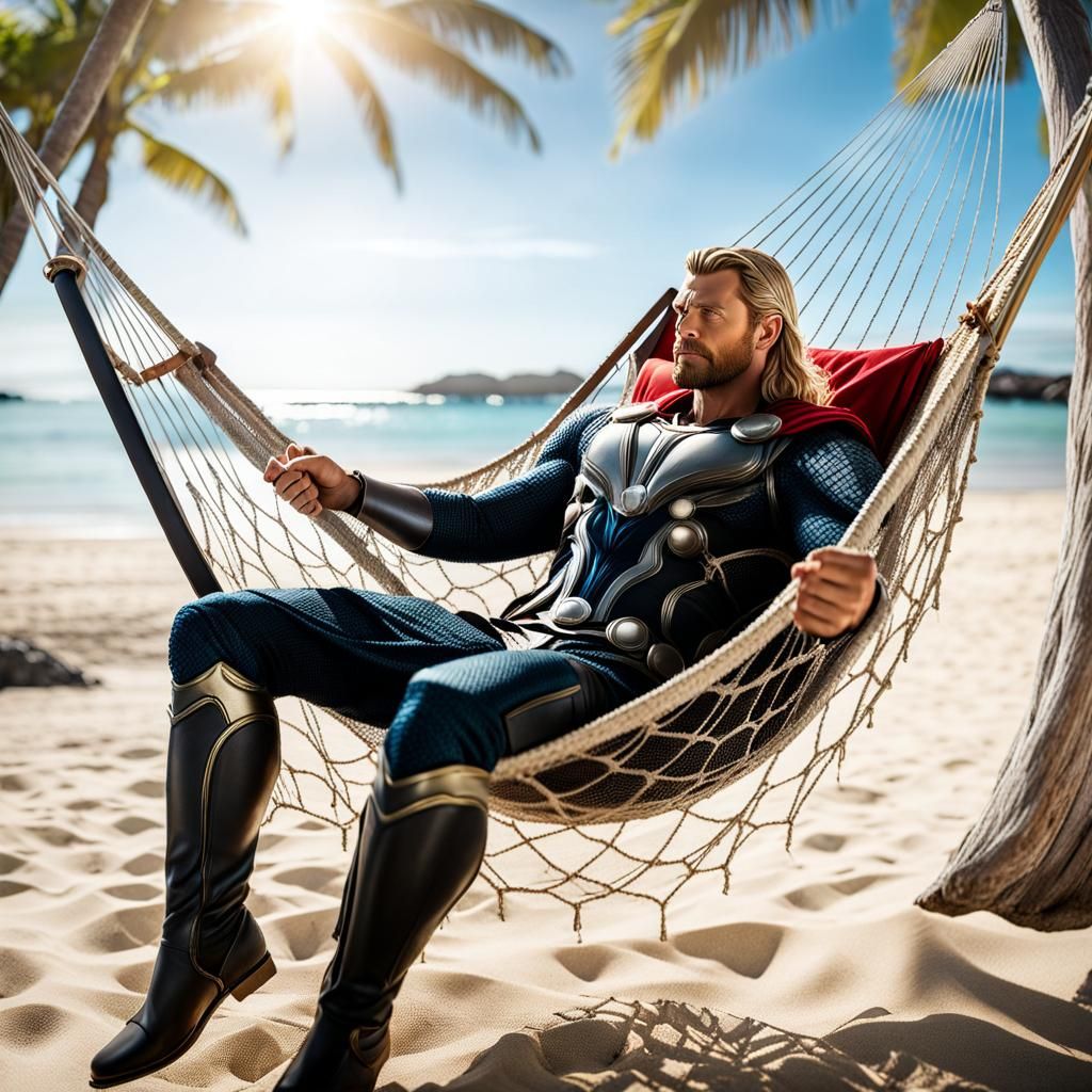 Thor in  a vacation  by @S Ibrahim