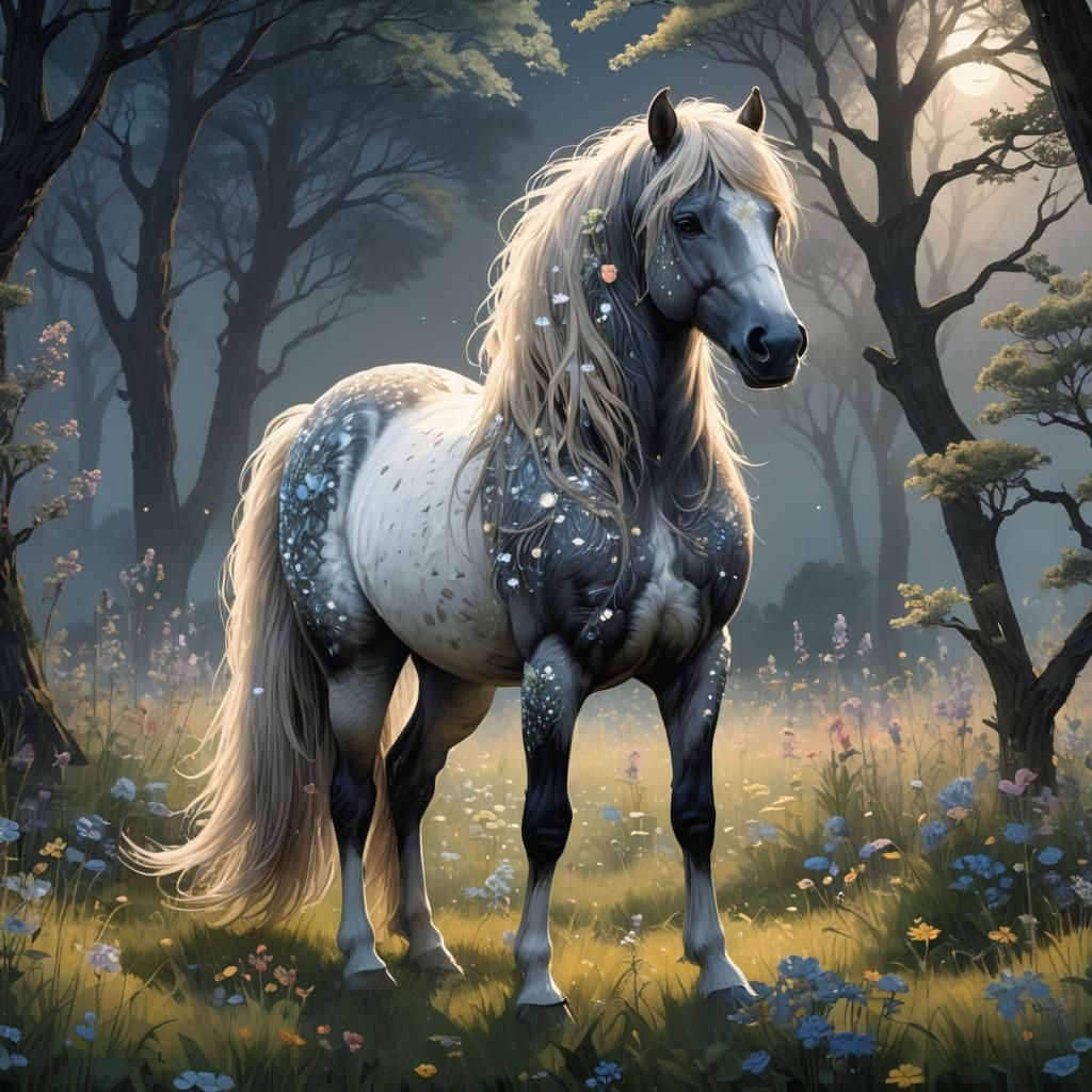 Horse  by @Lover Of Red Pandas