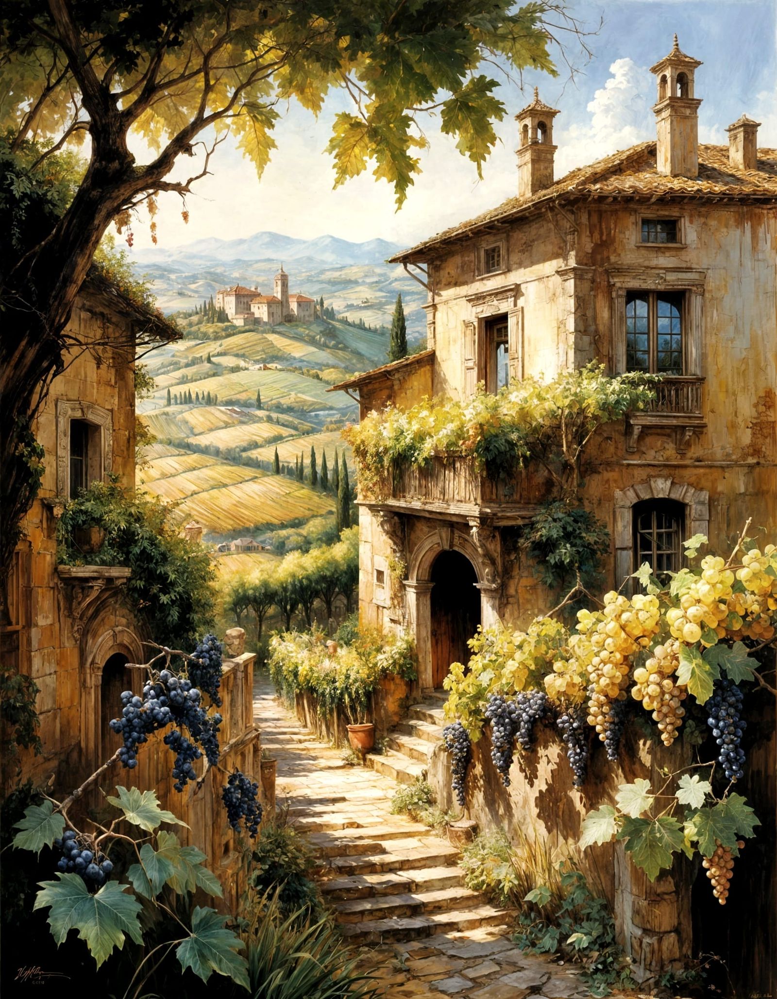 Tuscan vineyards  by @Bera