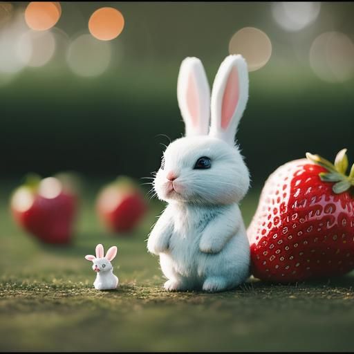 (Cinematic Pop Exposures )  Strawberry Fields and BUNNIES Al...