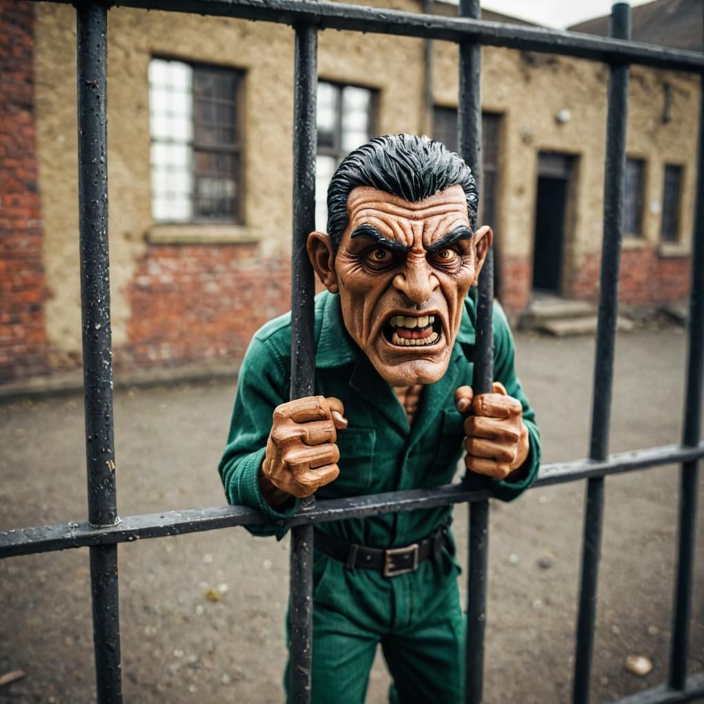 Stuck behind bars