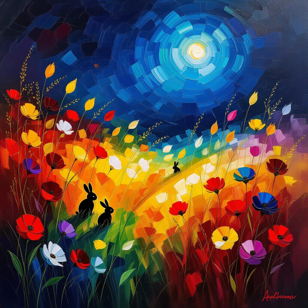 Moonlit Mischief  by @Novitiate Anne