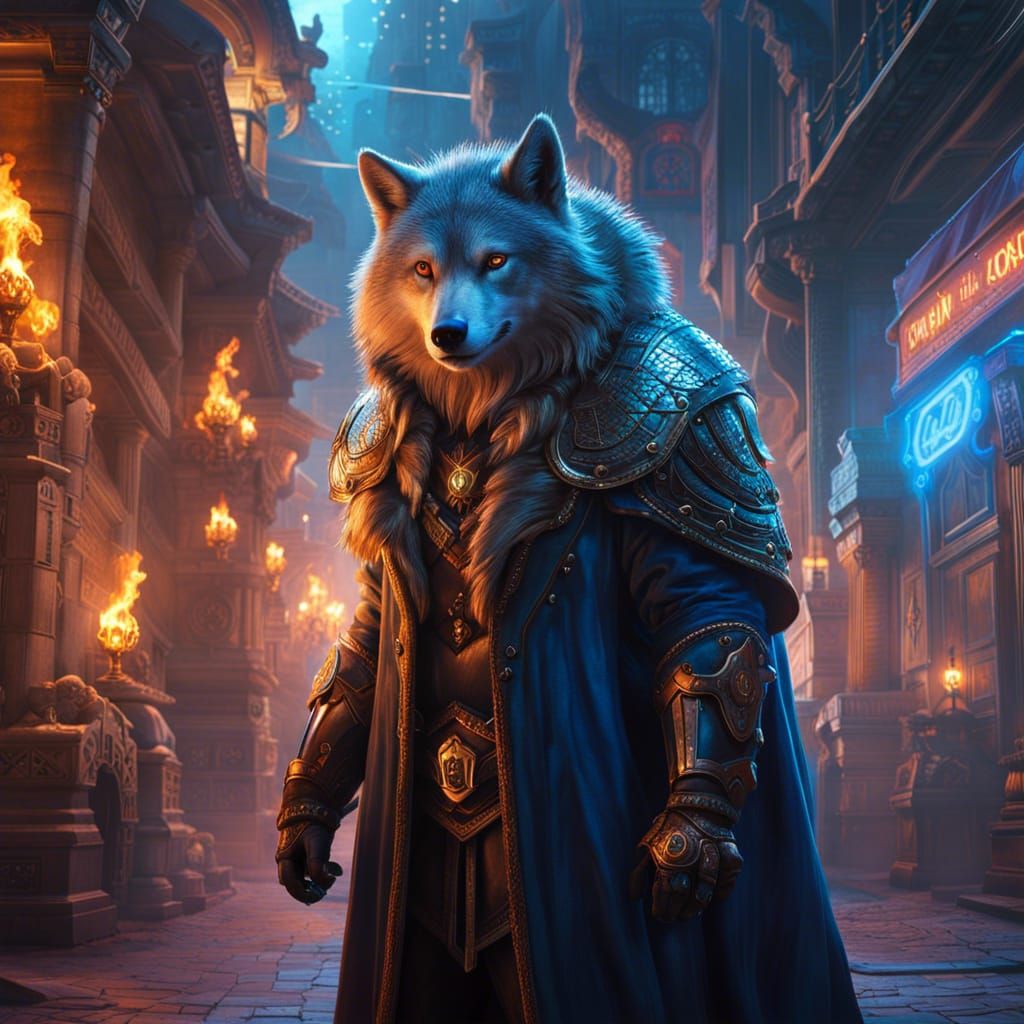 A Wolf in Sheep's Leather - AI Generated Artwork - NightCafe Creator