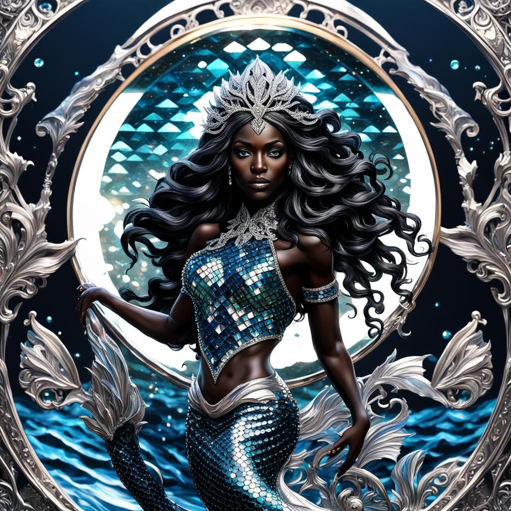 black onyx skin, Epic portrait of dark skin Venetian  style ...