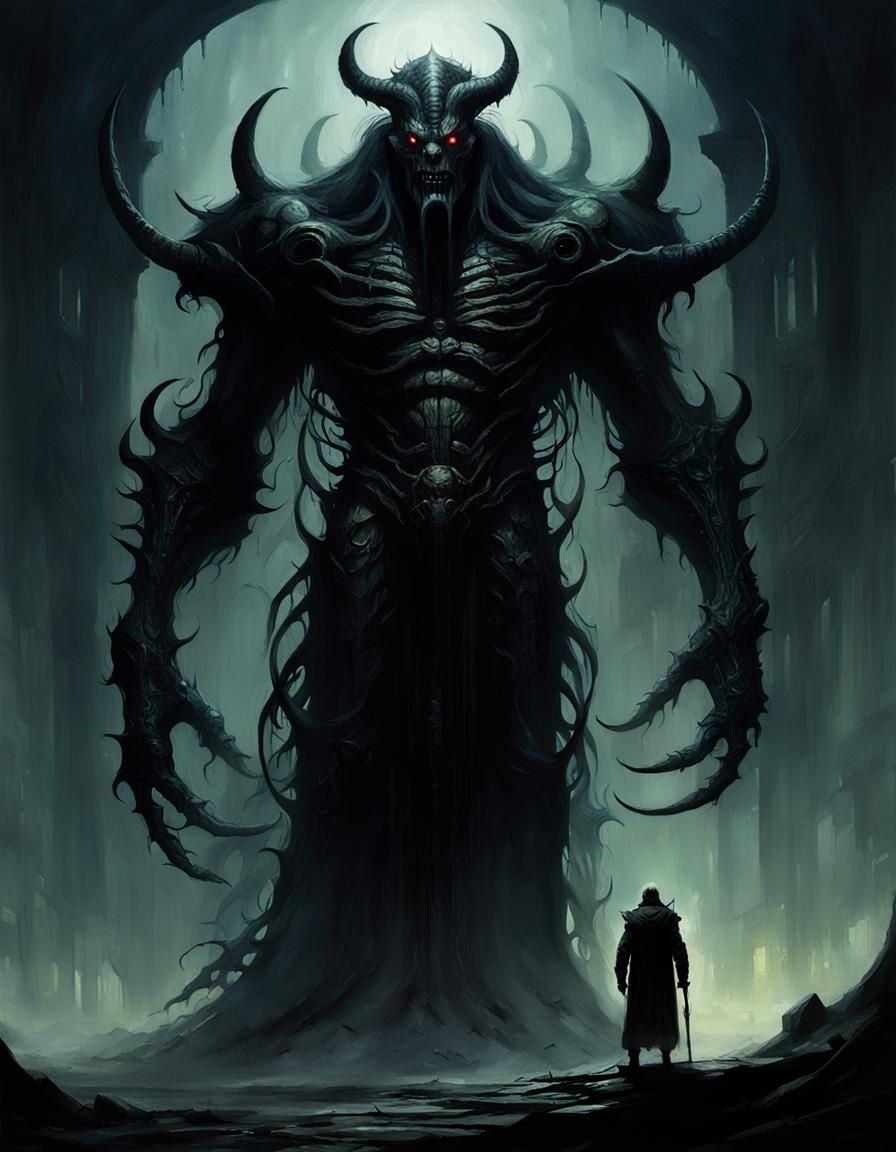Facing your own demon  by @Mel