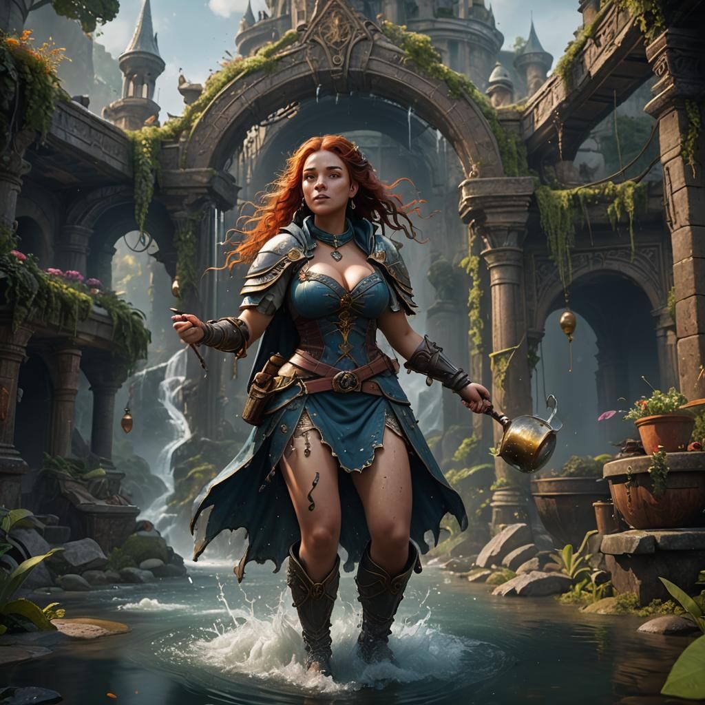 Young middle-age woman