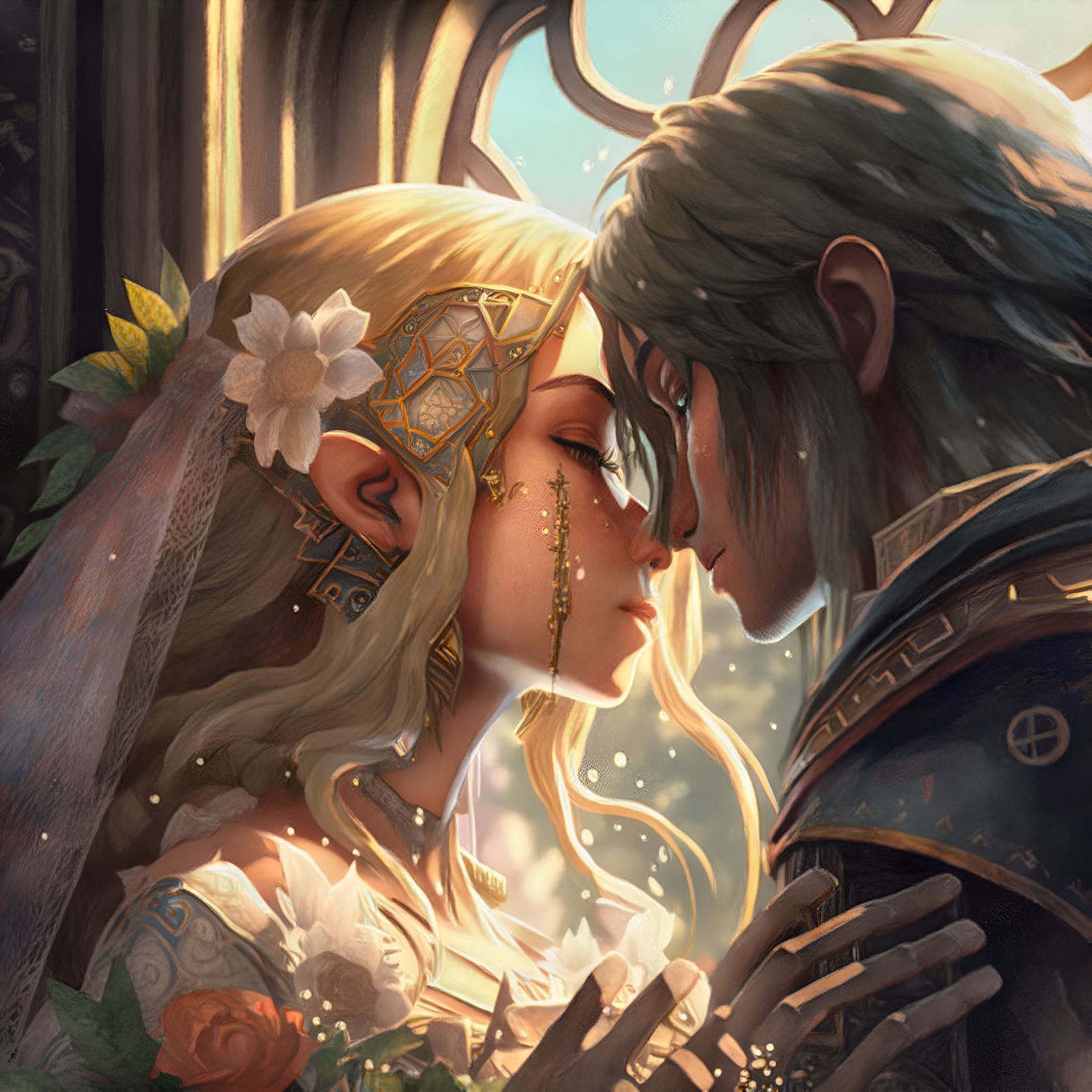 Midjourney: The Legend of Zelda: Royal Wedding