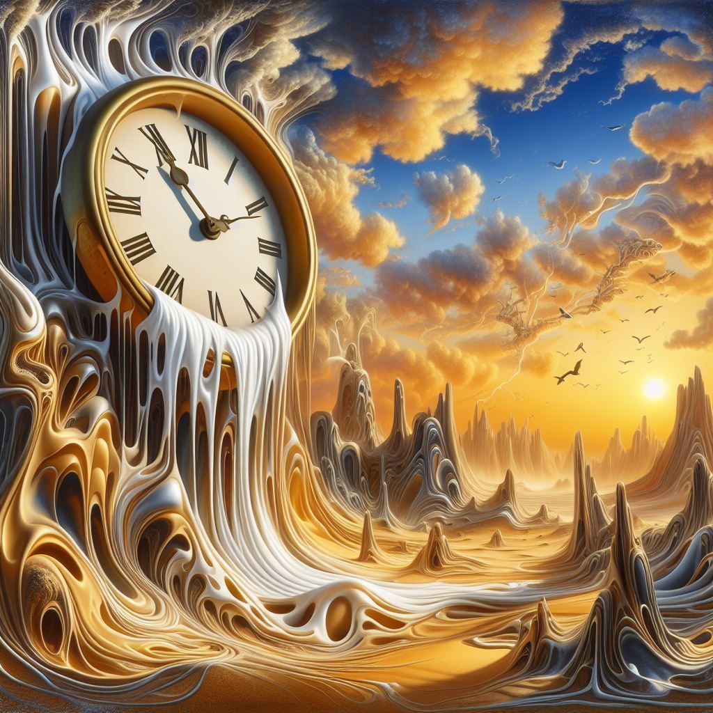 Melting clock