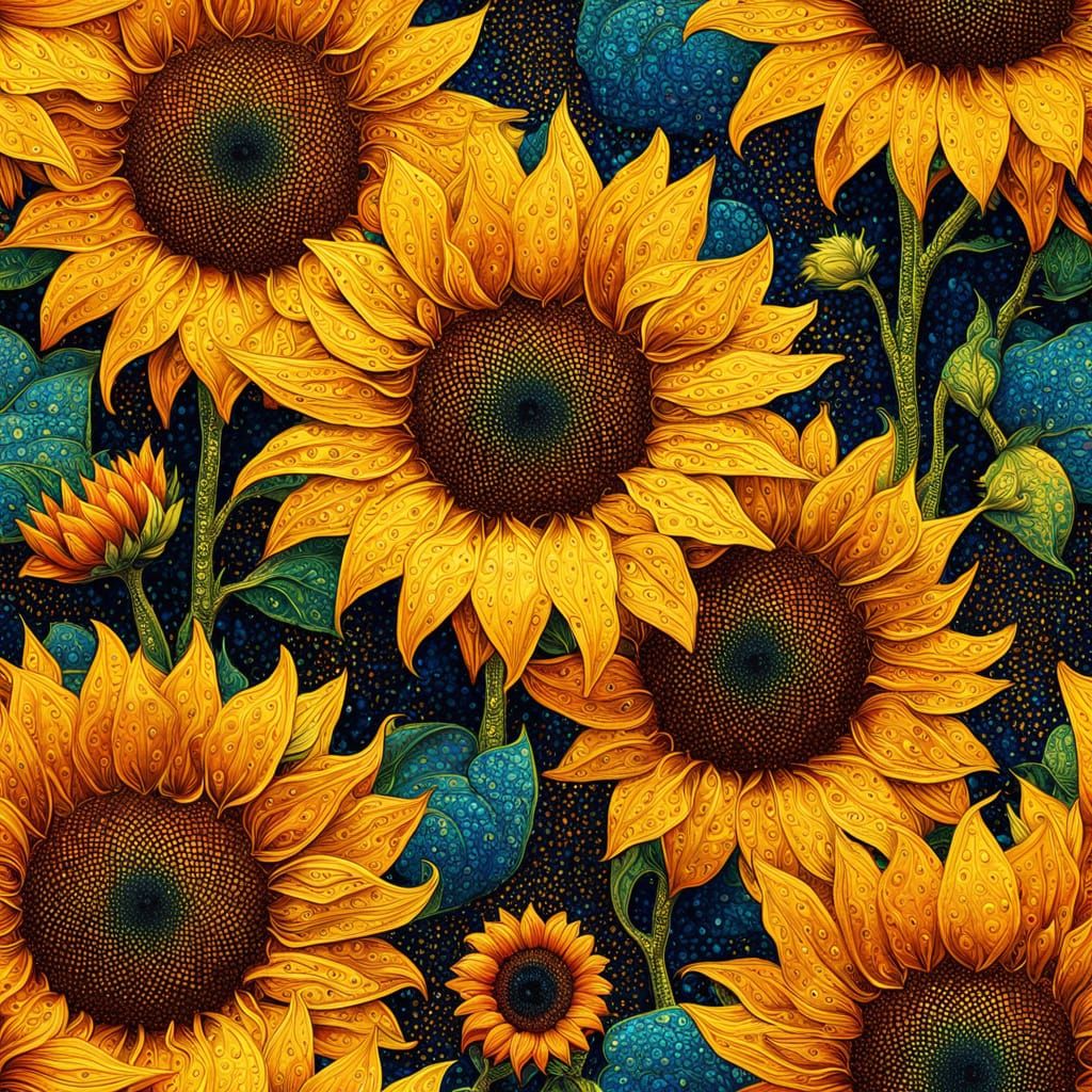 Sunflowers   by @Nick K