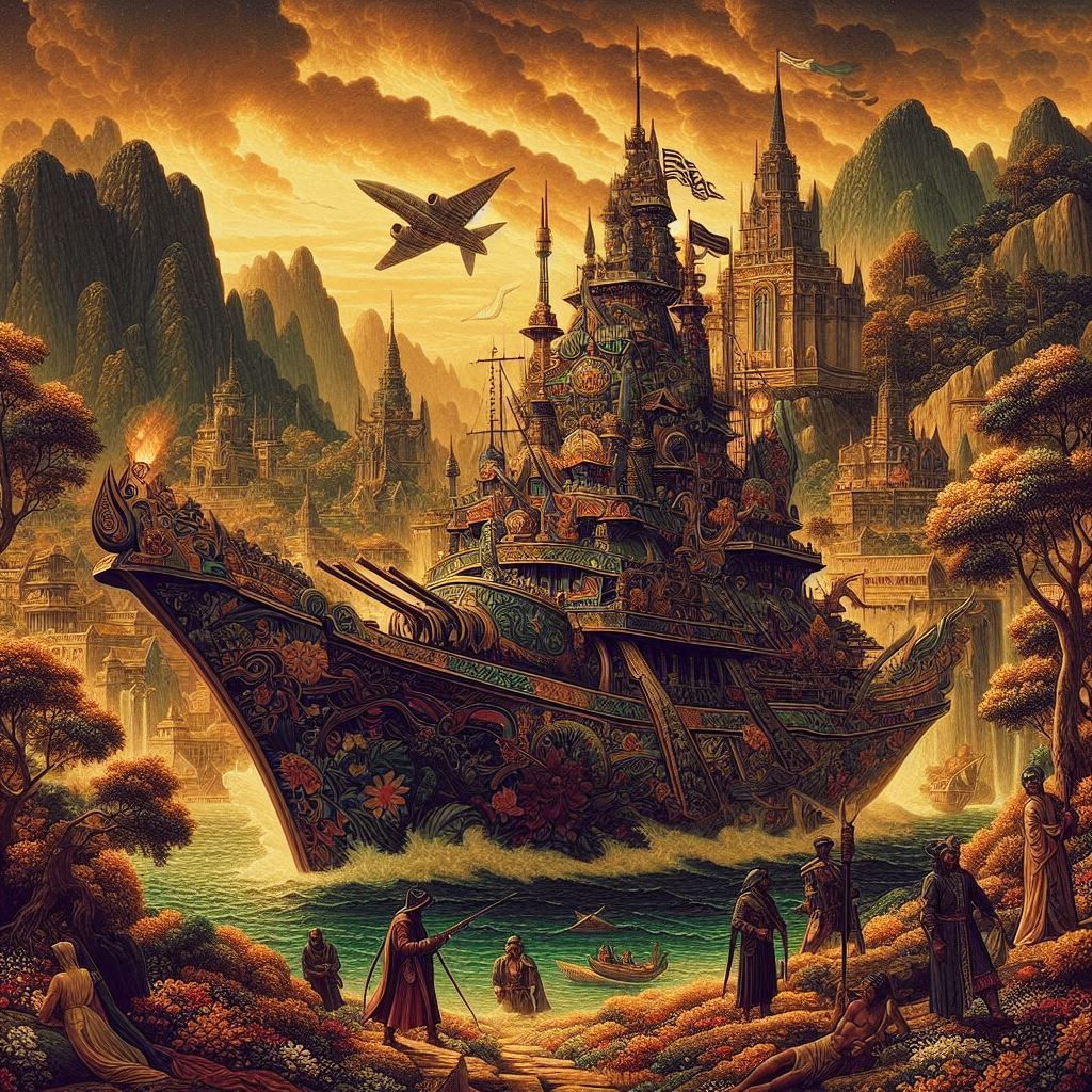 Battleship in the Mountains