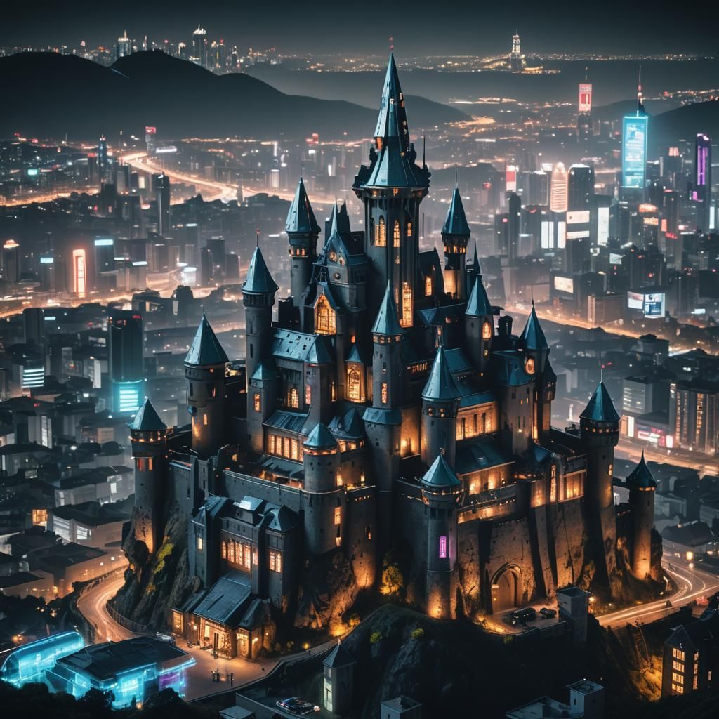 Techno-castle   by @Rockscar
