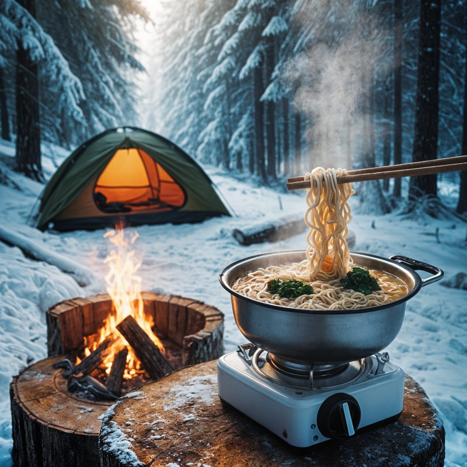 Noodles in the Woods