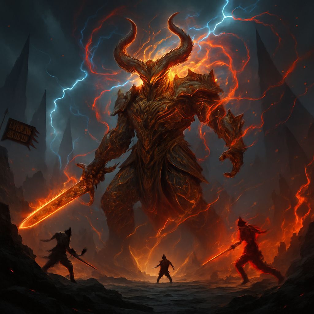 Vortharion, the Ember Sovereign  by @Dale