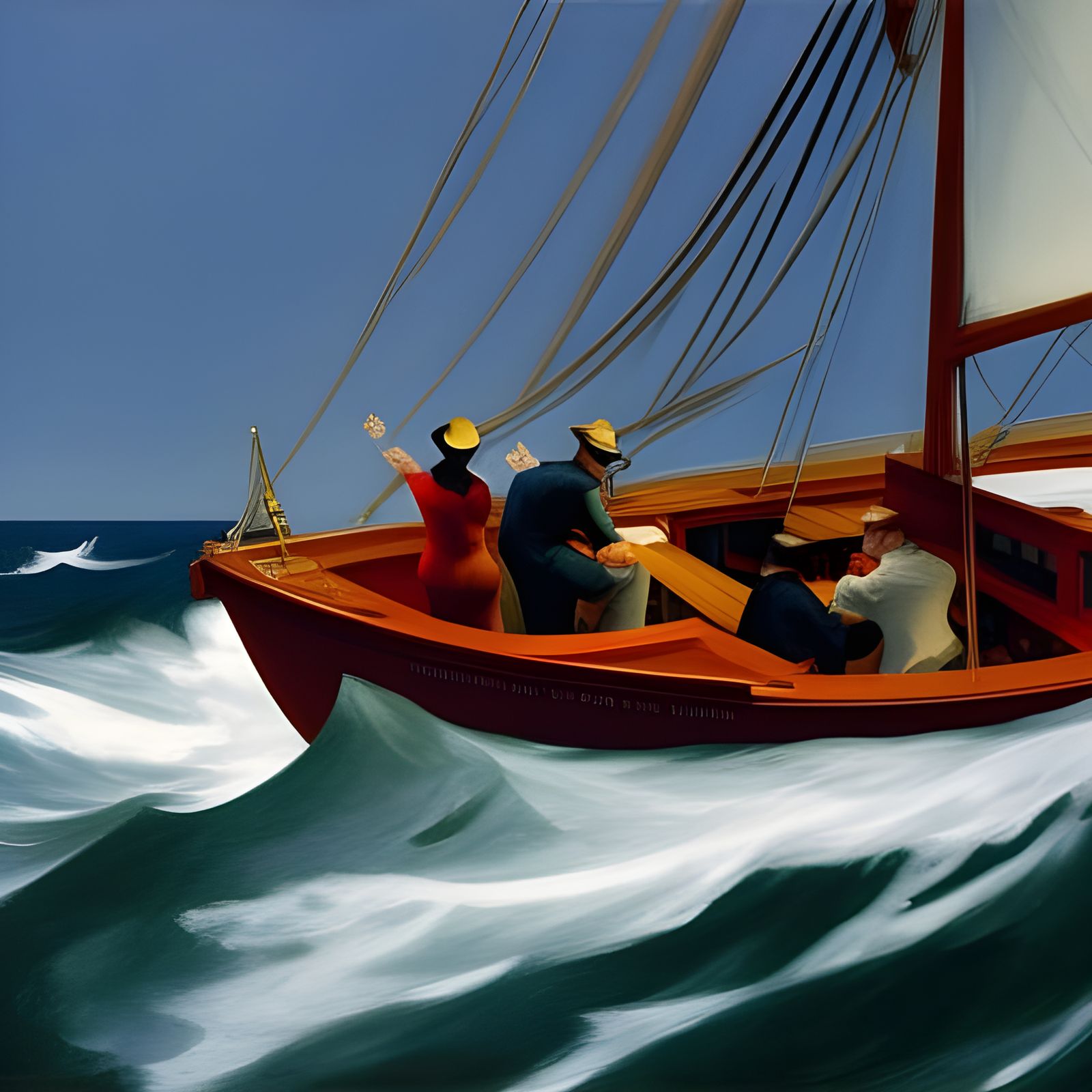 The Sailors (2) by Edward Hopper