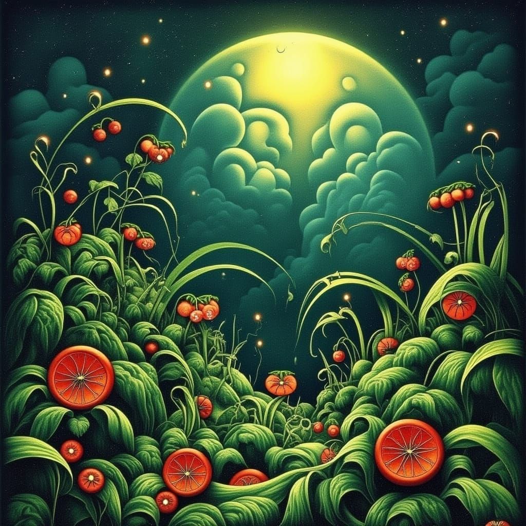 <lora:NIGHTMARE ENGINE V2:1.0> Planet garden