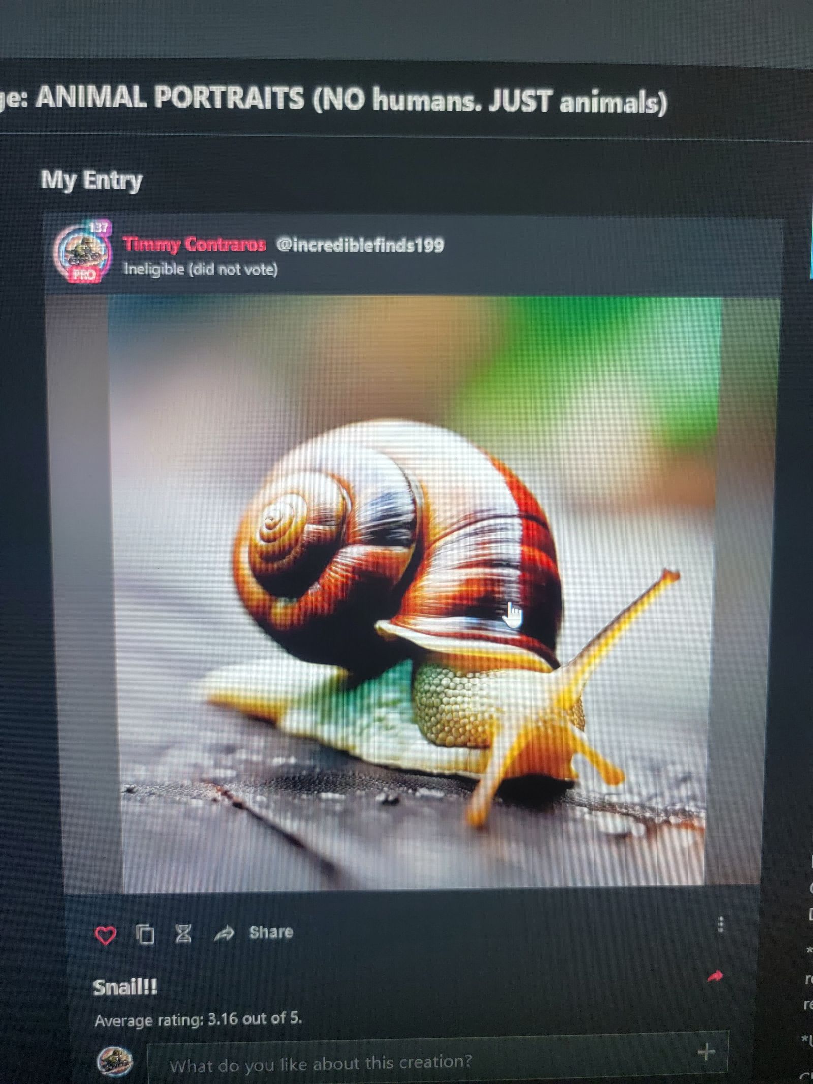 I guess if you dont vote on at least 20 creations you get booted from challenge.