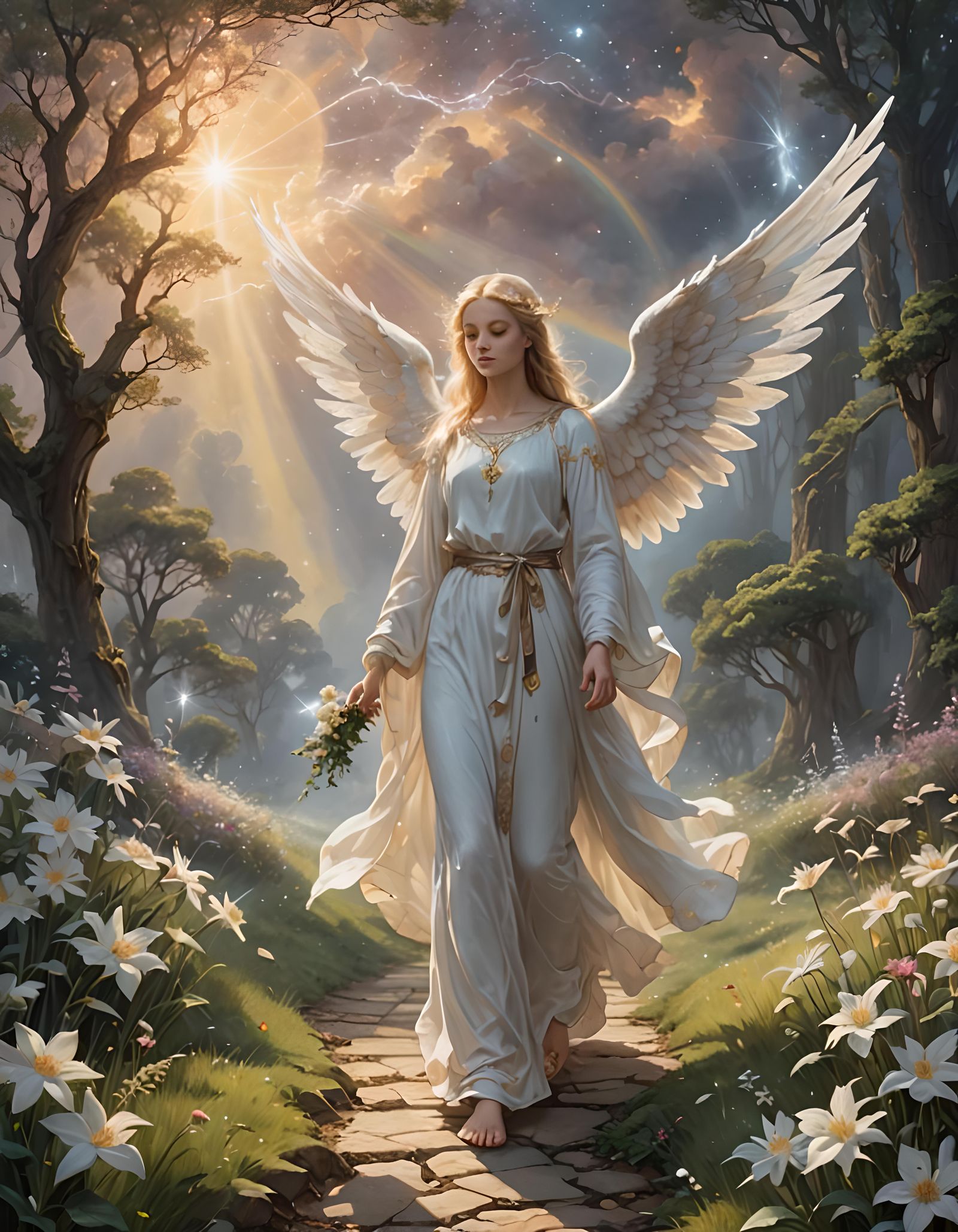 Angelic Ethereal Heavenly Path Whelan  by @LesserThanTheLeast