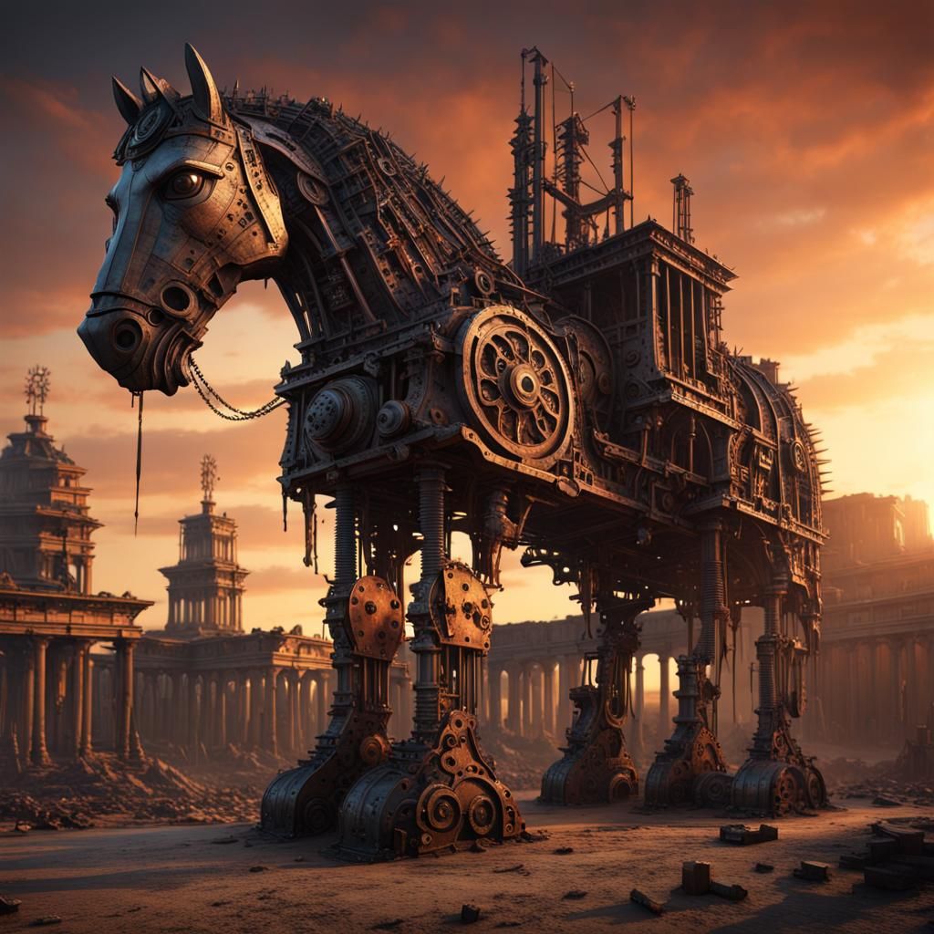 Trojan Horse  by @Nigoki