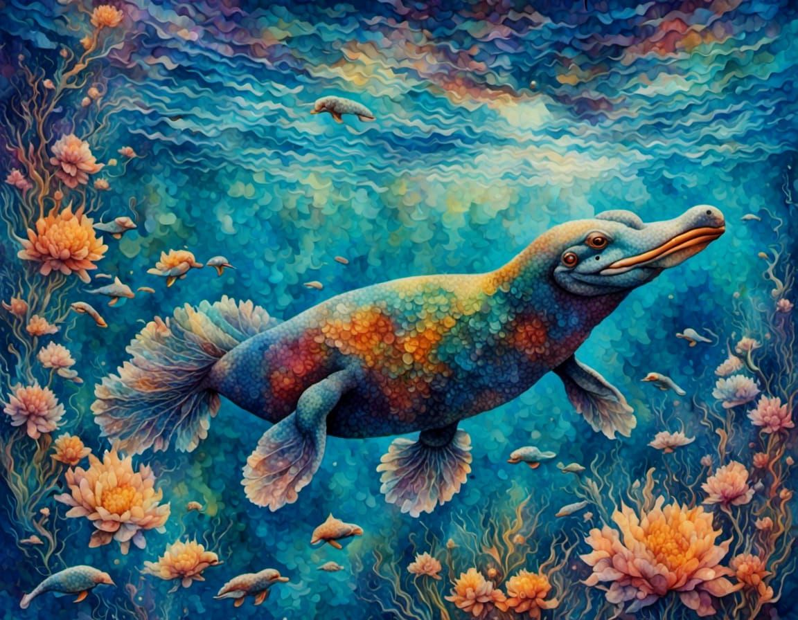 <lora:Colorful Magic:1.0> Platypus