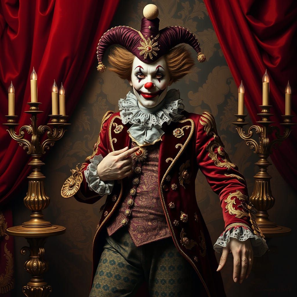 clown  by @Vanda