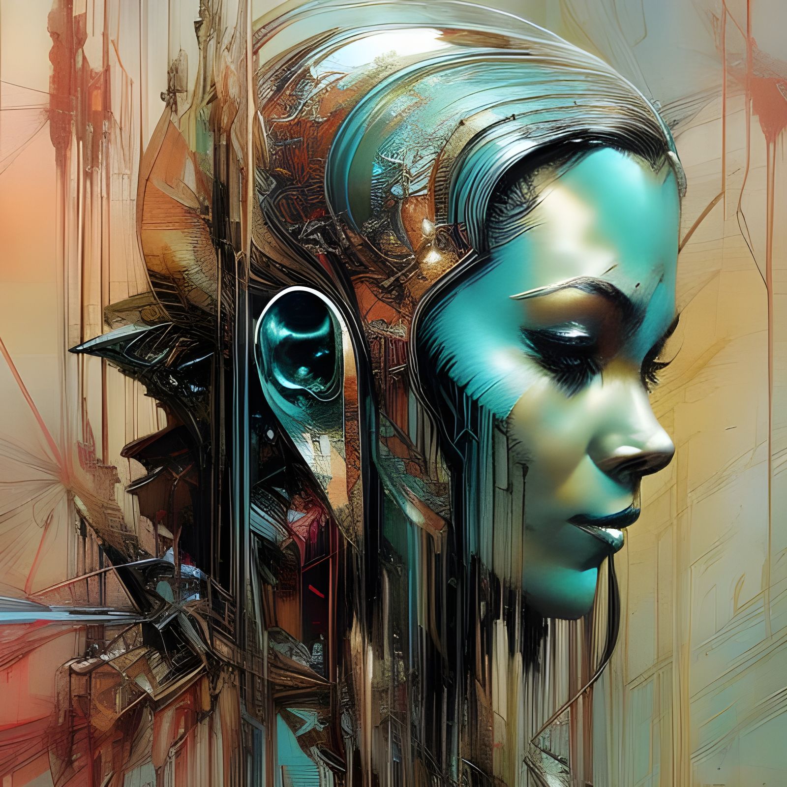 Cassandra. AI Generated Artwork NightCafe Creator