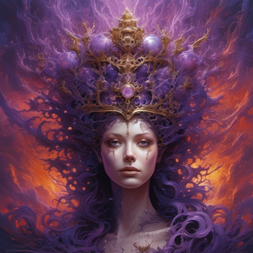 Purple Queen Woman