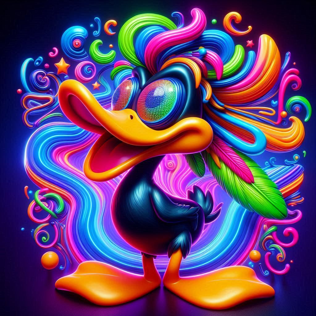 Psychedelic Duck
