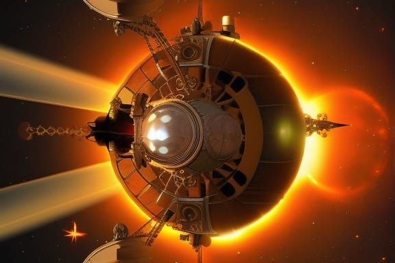 Solar Powered Spaceship Goliath