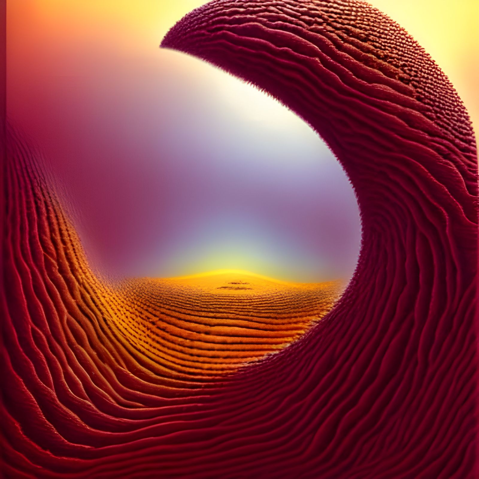 deserted mirage
