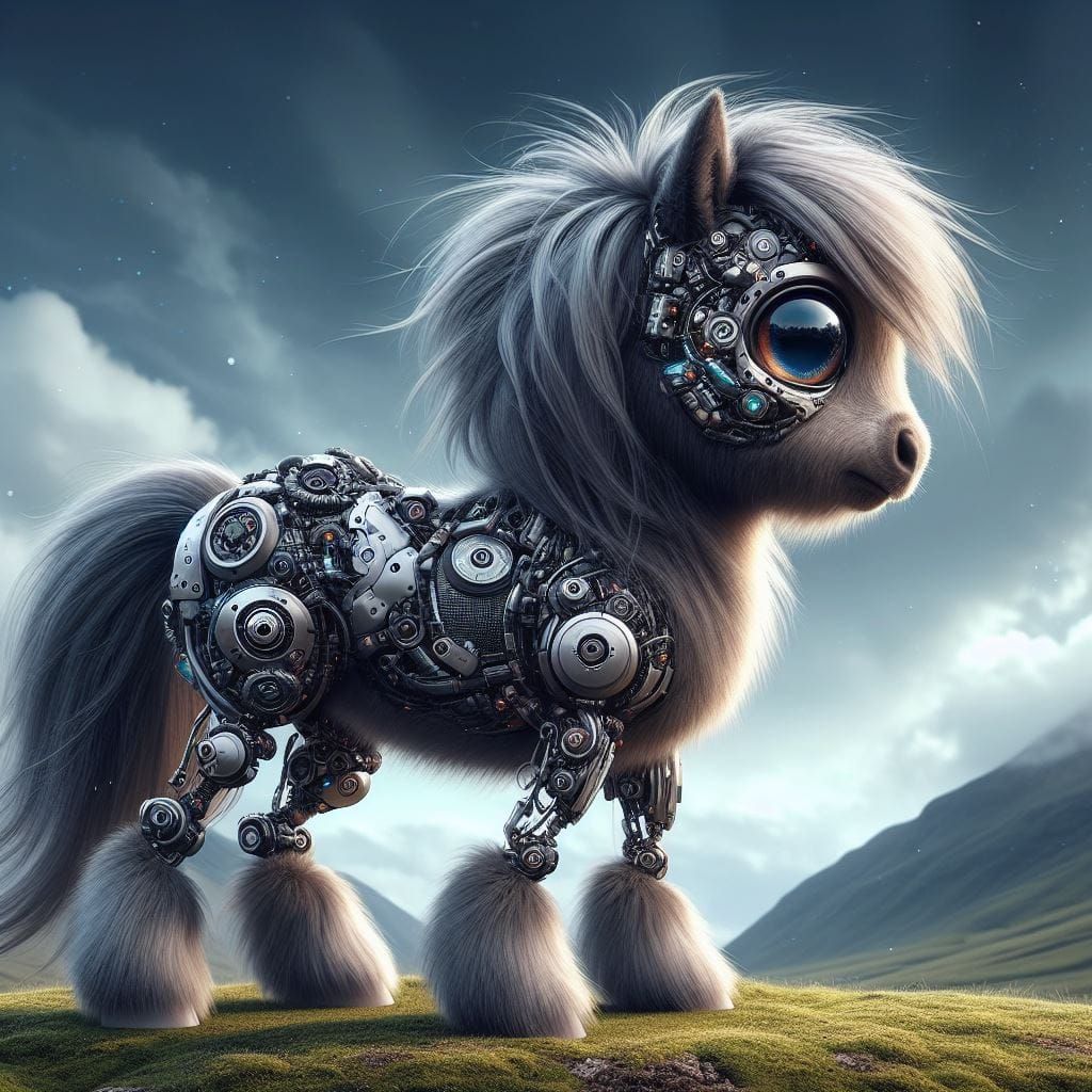 A Little Shetland Pony!