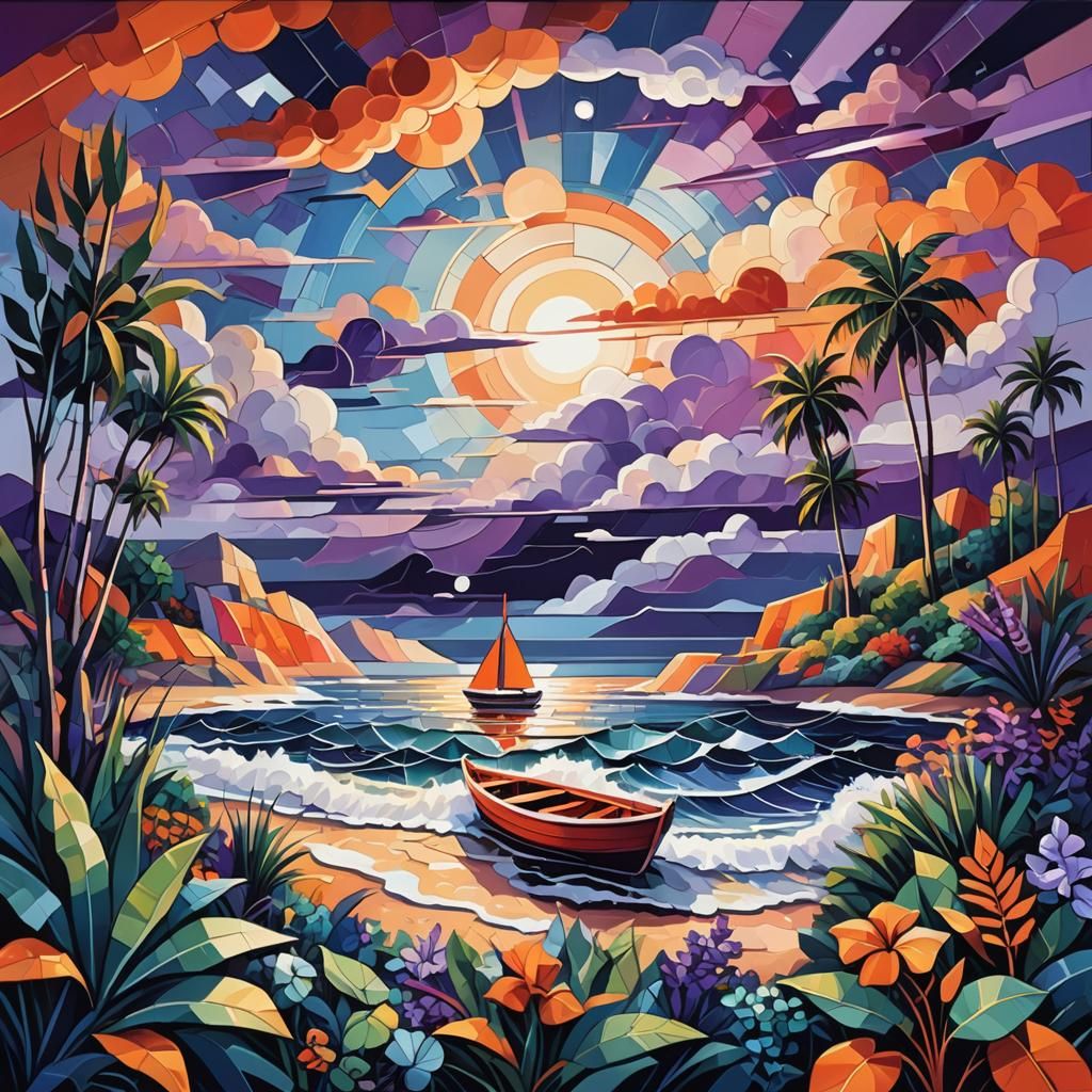 peaceful escape   by @EmanArt