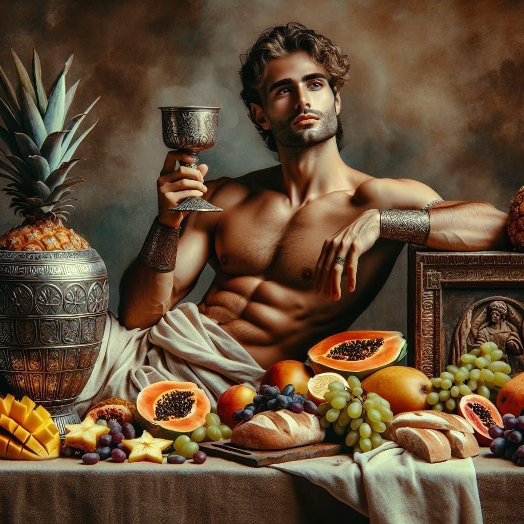 An epicure in Ancient Rome  by @SpacetimeGuest