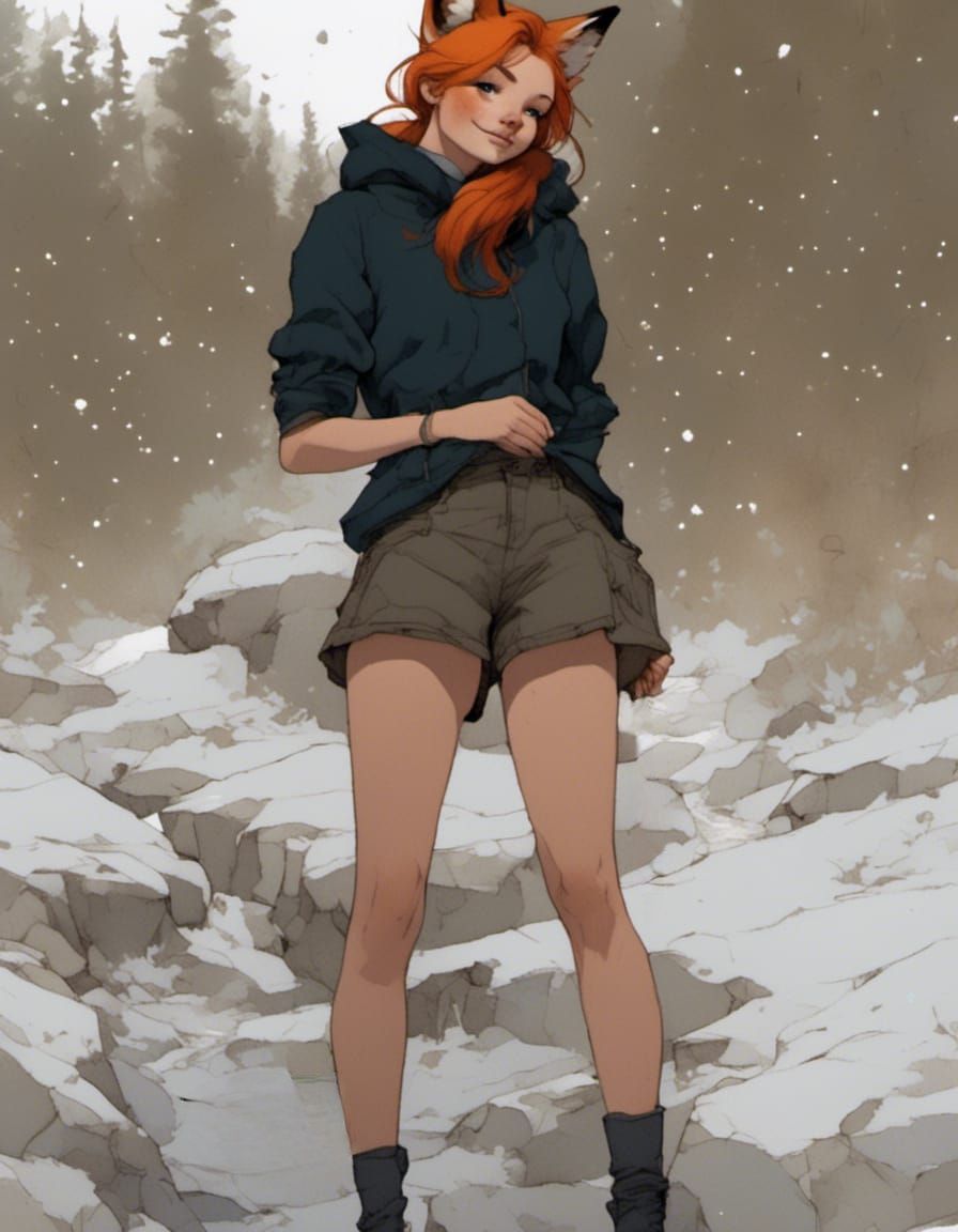 Vixen: "Where did this snow come from?!"